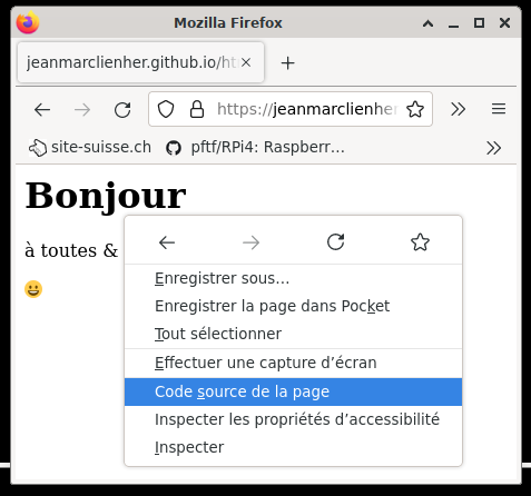 Menu source