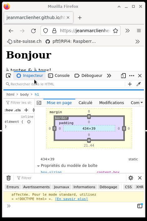 Outils boîte